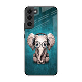 Adorable Baby Elephant Samsung Galaxy S22 Plus 5G Glass Back Cover Online
