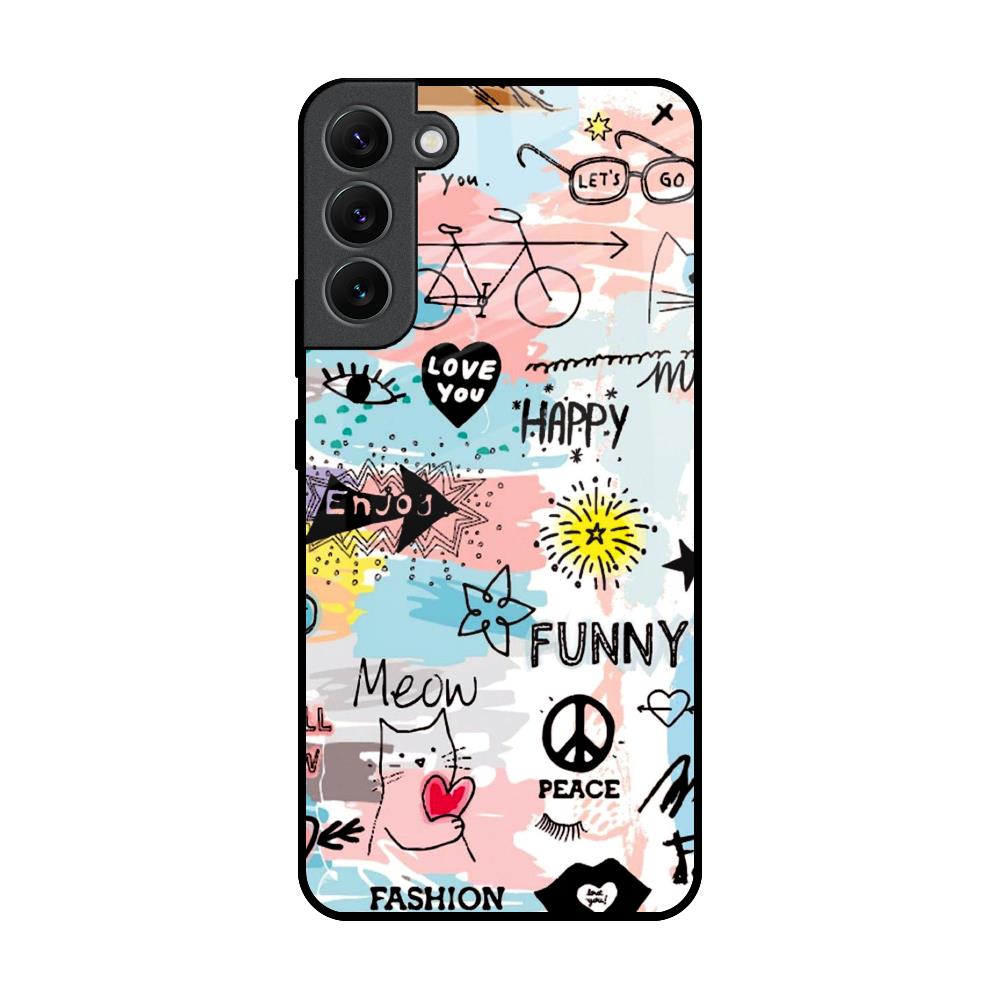 Just For You Samsung Galaxy S22 Plus 5G Glass Back Cover Online