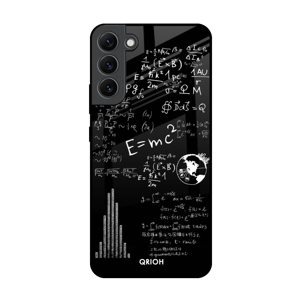 Funny Math Samsung Galaxy S22 Plus 5G Glass Back Cover Online