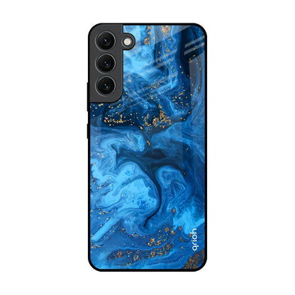 Gold Sprinkle Samsung Galaxy S22 Plus 5G Glass Back Cover Online