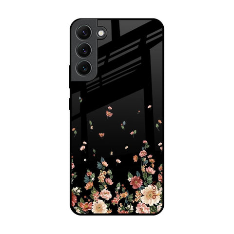 Floating Floral Print Samsung Galaxy S22 Plus 5G Glass Back Cover Online