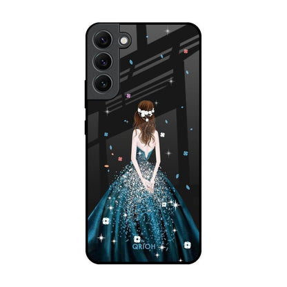 Queen Of Fashion Samsung Galaxy S22 Plus 5G Glass Back Cover Online