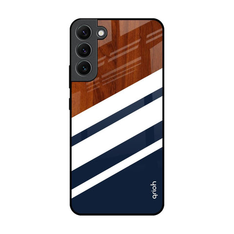 Bold Stripes Samsung Galaxy S22 Plus 5G Glass Back Cover Online
