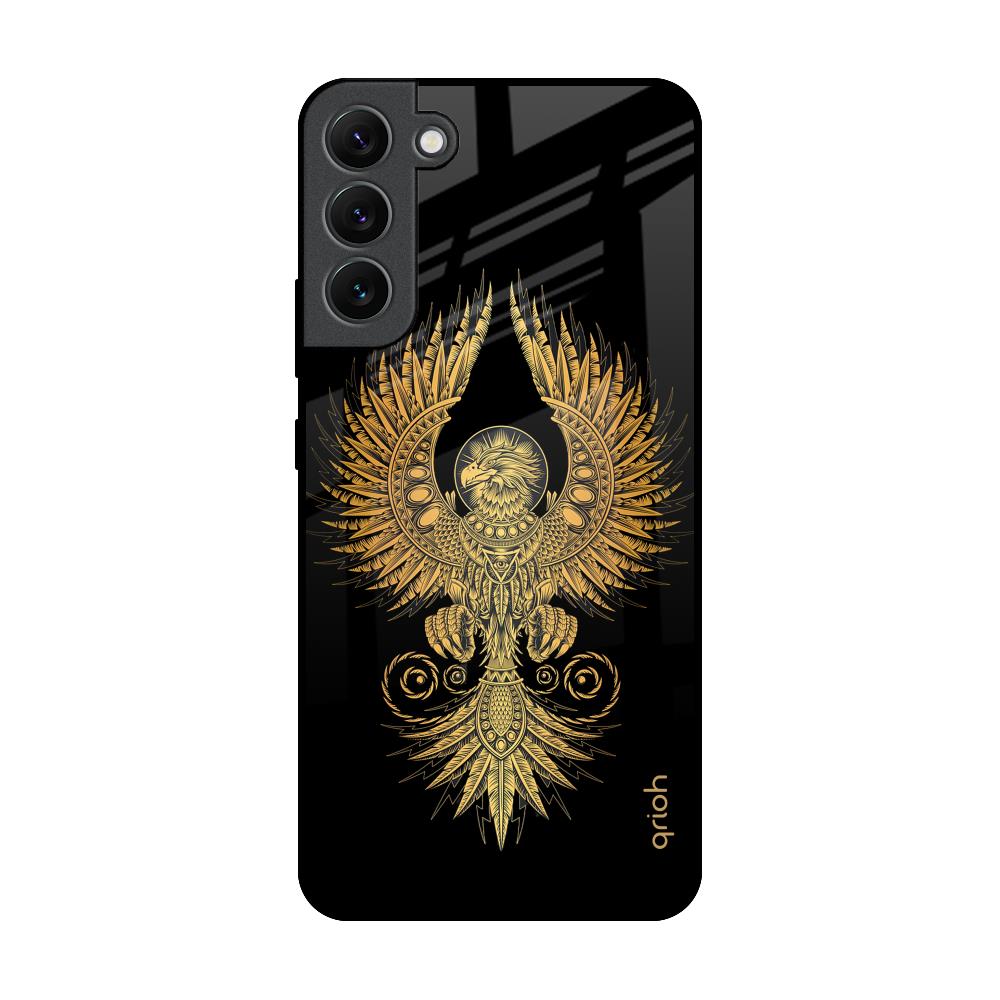 Mythical Phoenix Art Samsung Galaxy S22 Plus 5G Glass Back Cover Online