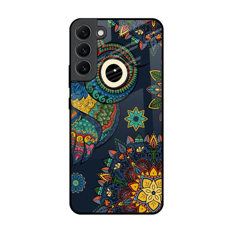 Owl Art Samsung Galaxy S22 Plus 5G Glass Back Cover Online