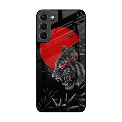 Red Moon Tiger Samsung Galaxy S22 Plus 5G Glass Back Cover Online
