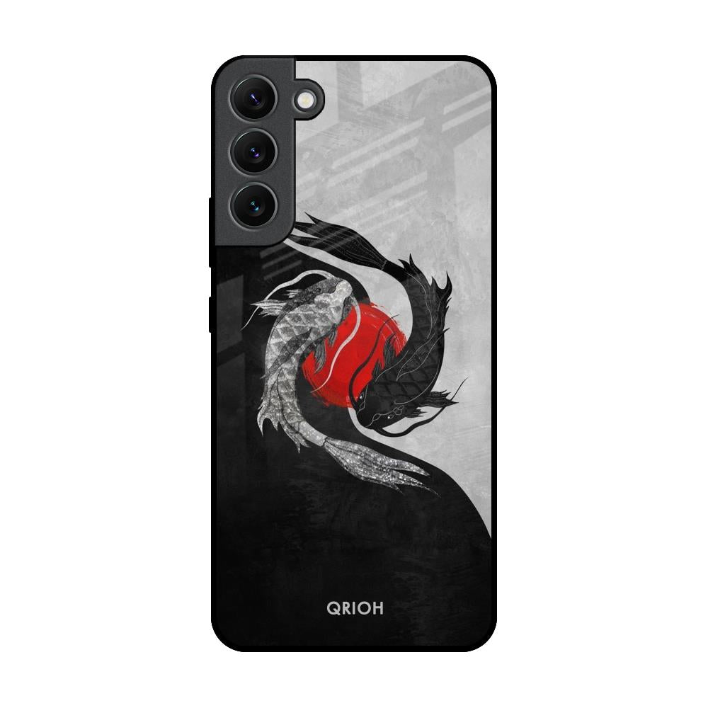 Japanese Art Samsung Galaxy S22 Plus 5G Glass Back Cover Online