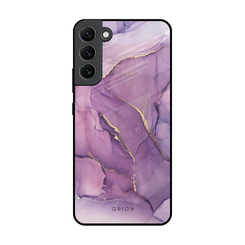 Purple Gold Marble Samsung Galaxy S22 Plus 5G Glass Back Cover Online