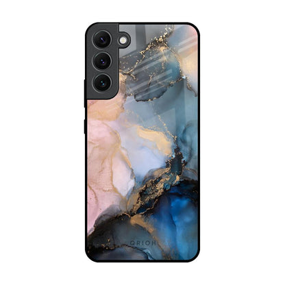 Marble Ink Abstract Samsung Galaxy S22 Plus 5G Glass Back Cover Online