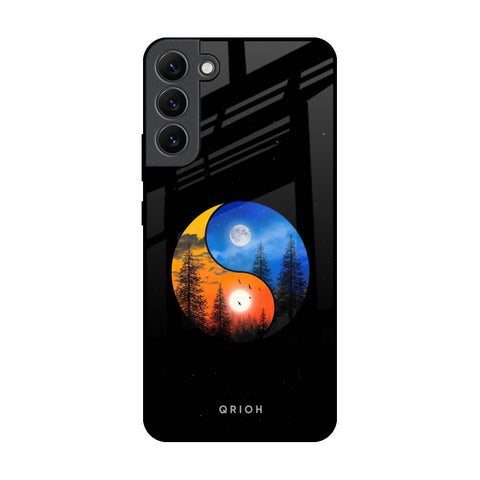 Yin Yang Balance Samsung Galaxy S22 Plus 5G Glass Back Cover Online