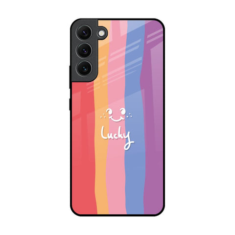 Lucky Abstract Samsung Galaxy S22 Plus 5G Glass Back Cover Online