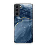 Deep Ocean Marble Samsung Galaxy S22 Plus 5G Glass Back Cover Online