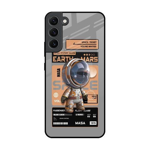 Space Ticket Samsung Galaxy S22 Plus 5G Glass Back Cover Online