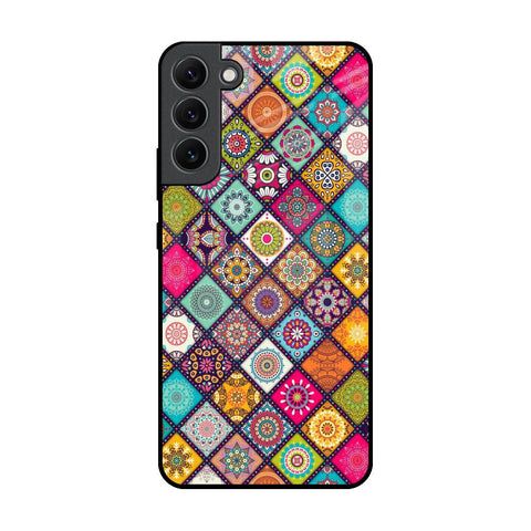 Multicolor Mandala Samsung Galaxy S22 Plus 5G Glass Back Cover Online