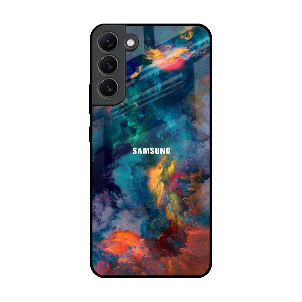 Colored Storm Samsung Galaxy S22 Plus 5G Glass Back Cover Online