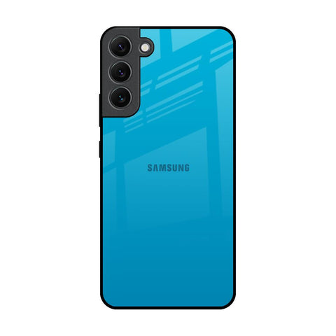 Blue Aqua Samsung Galaxy S22 Plus 5G Glass Back Cover Online