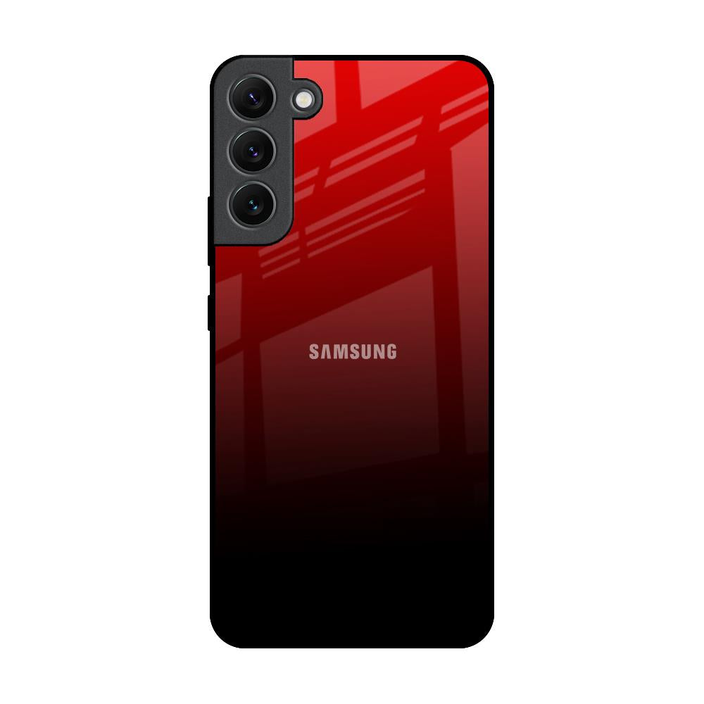 Maroon Faded Samsung Galaxy S22 Plus 5G Glass Back Cover Online