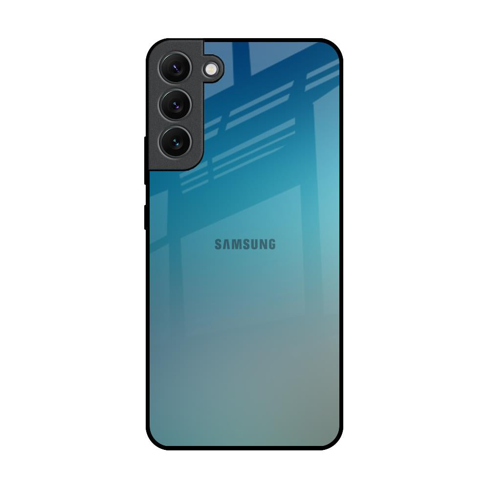 Sea Theme Gradient Samsung Galaxy S22 Plus 5G Glass Back Cover Online