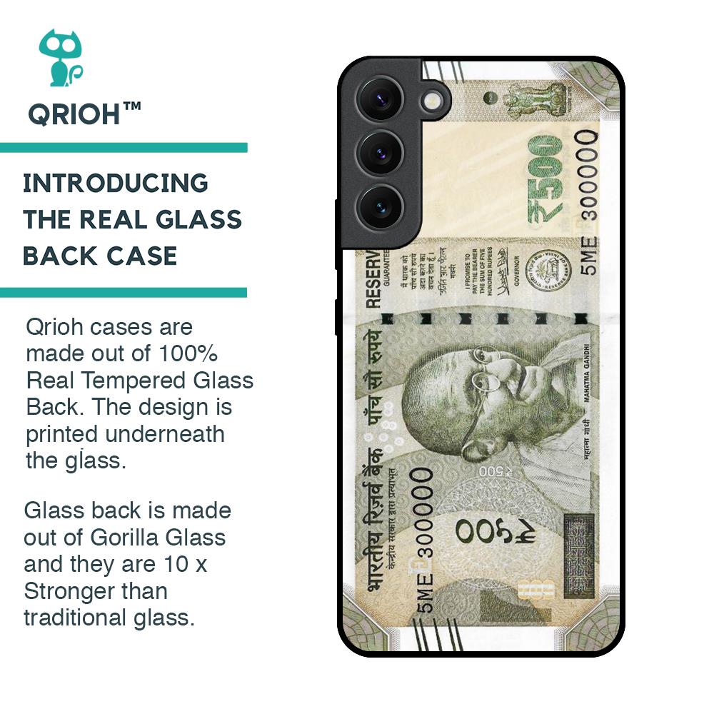 Cash Mantra Glass Case for Samsung Galaxy S22 Plus 5G