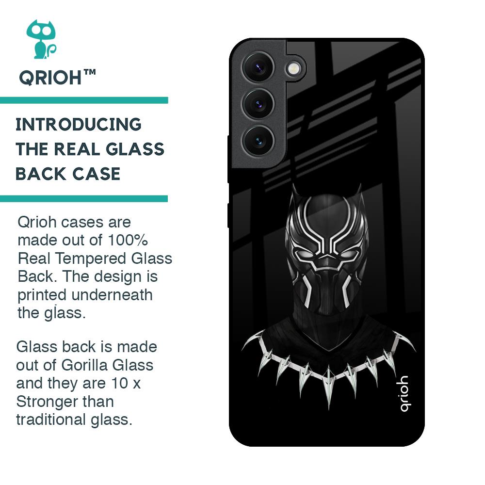 Dark Superhero Glass Case for Samsung Galaxy S22 Plus 5G