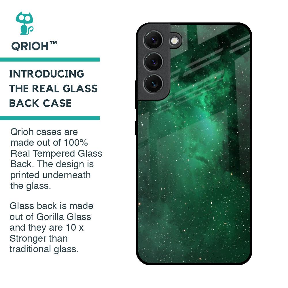 Emerald Firefly Glass Case For Samsung Galaxy S22 Plus 5G