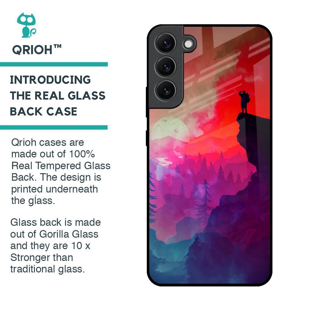 Dream So High Glass Case For Samsung Galaxy S22 Plus 5G