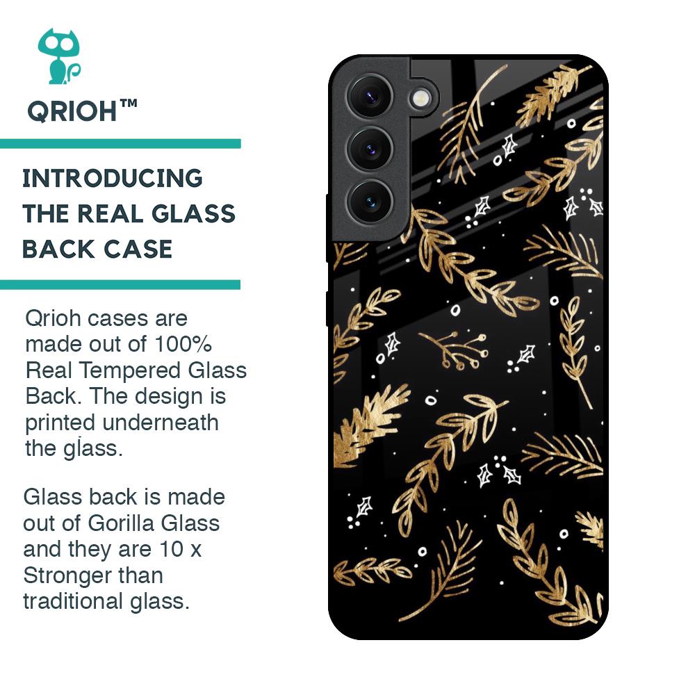 Autumn Leaves Glass Case for Samsung Galaxy S22 Plus 5G
