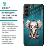 Adorable Baby Elephant Glass Case For Samsung Galaxy S22 Plus 5G