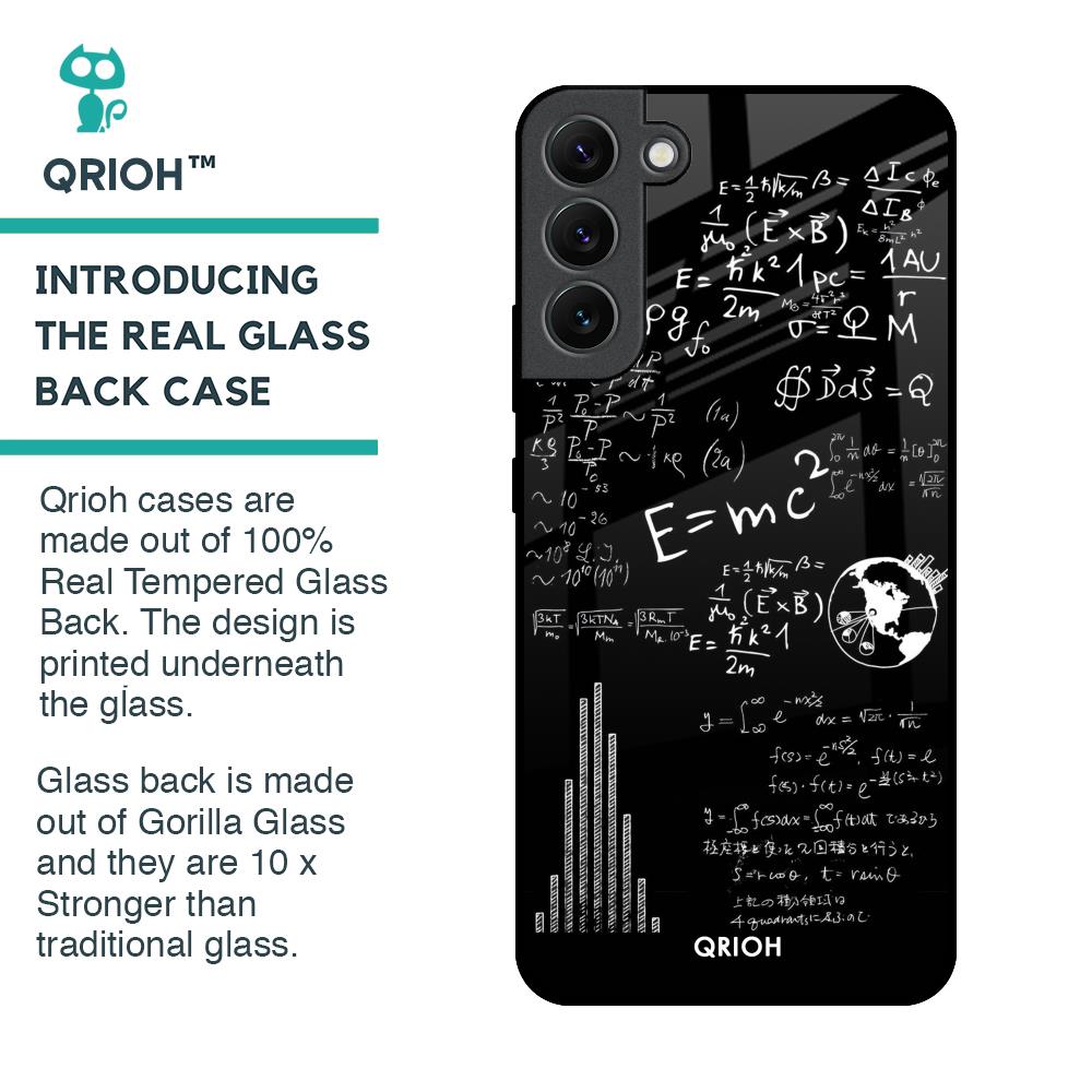 Funny Math Glass Case for Samsung Galaxy S22 Plus 5G