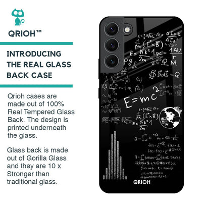 Funny Math Glass Case for Samsung Galaxy S22 Plus 5G