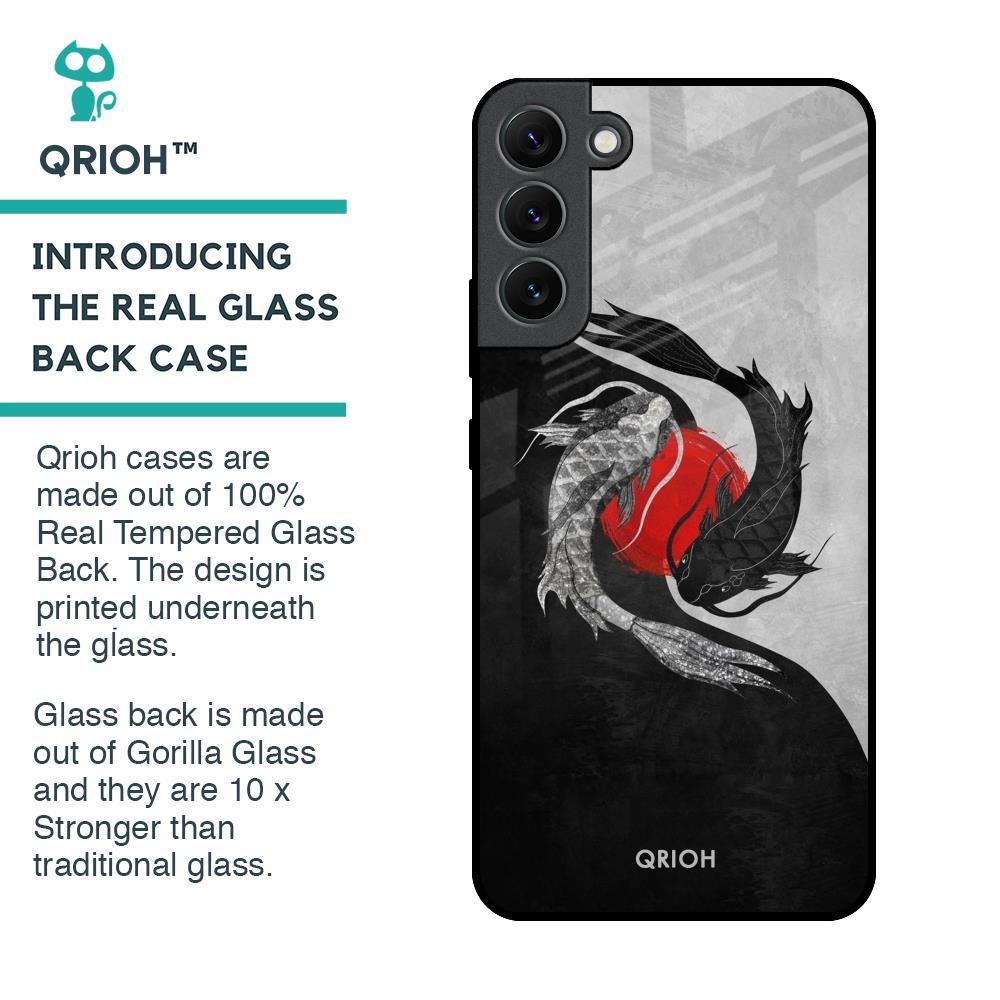 Japanese Art Glass Case for Samsung Galaxy S22 Plus 5G