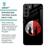 Anime Red Moon Glass Case for Samsung Galaxy S22 Plus 5G
