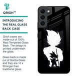 Monochrome Goku Glass Case for Samsung Galaxy S22 Plus 5G
