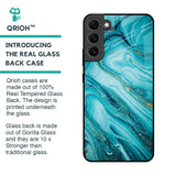 Ocean Marble Glass Case for Samsung Galaxy S22 Plus 5G