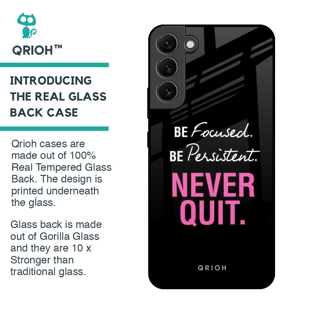 Be Focused Glass Case for Samsung Galaxy S22 Plus 5G