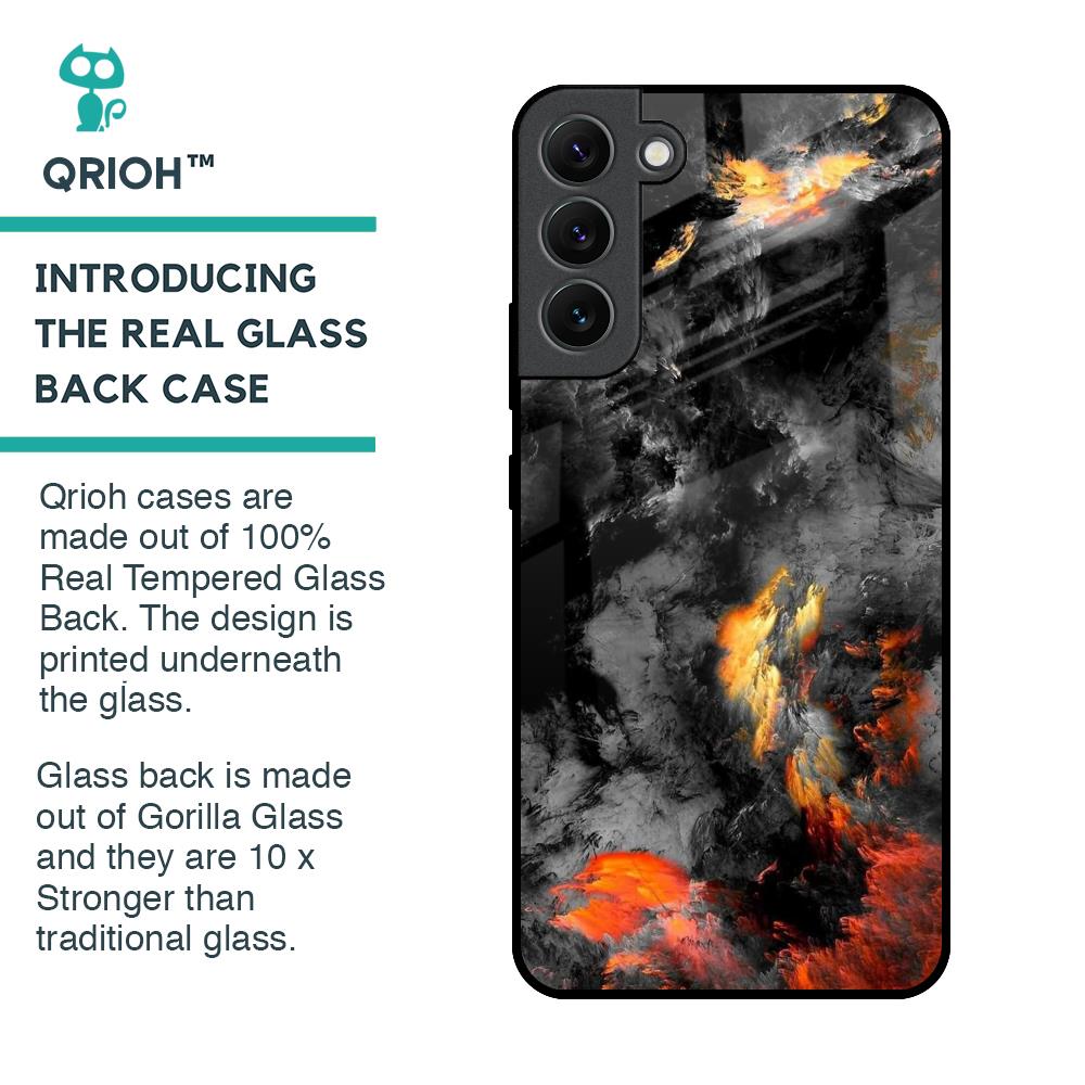 Lava Explode Glass Case for Samsung Galaxy S22 Plus 5G