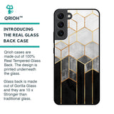 Tricolor Pattern Glass Case for Samsung Galaxy S22 Plus 5G