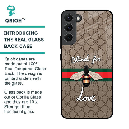 Blind For Love Glass Case for Samsung Galaxy S22 Plus 5G