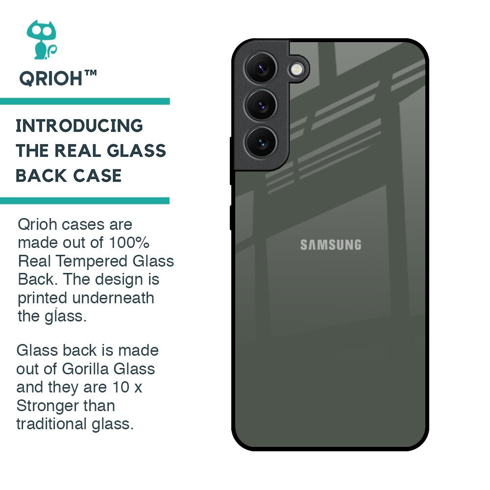Charcoal Glass Case for Samsung Galaxy S22 Plus 5G
