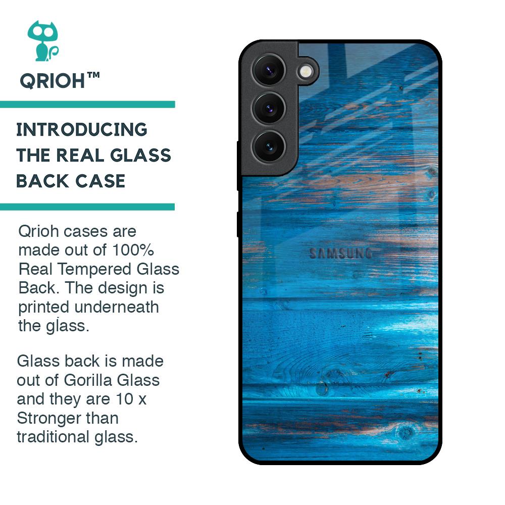 Patina Finish Glass case for Samsung Galaxy S22 Plus 5G