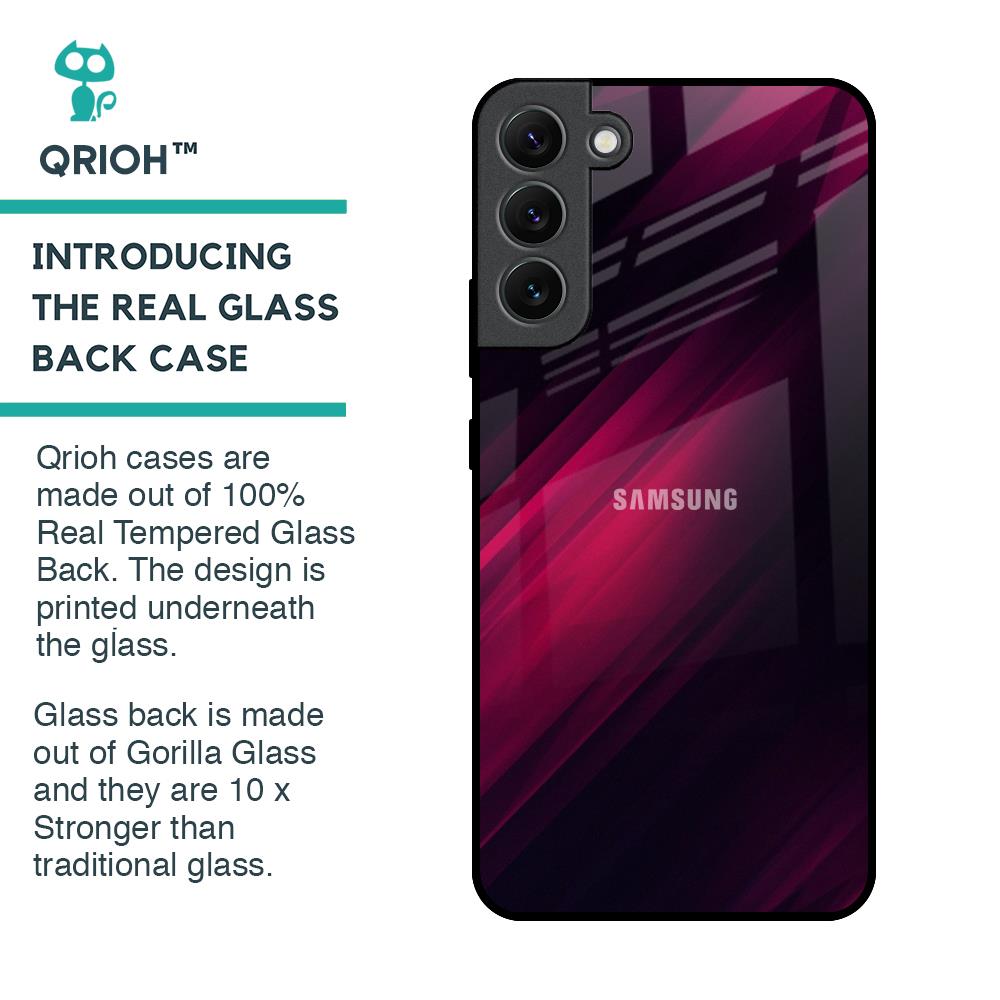 Razor Black Glass Case for Samsung Galaxy S22 Plus 5G