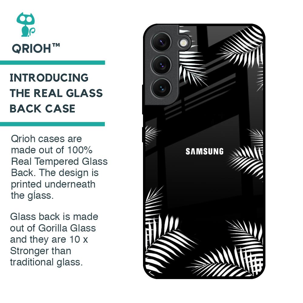 Zealand Fern Design Glass Case For Samsung Galaxy S22 Plus 5G