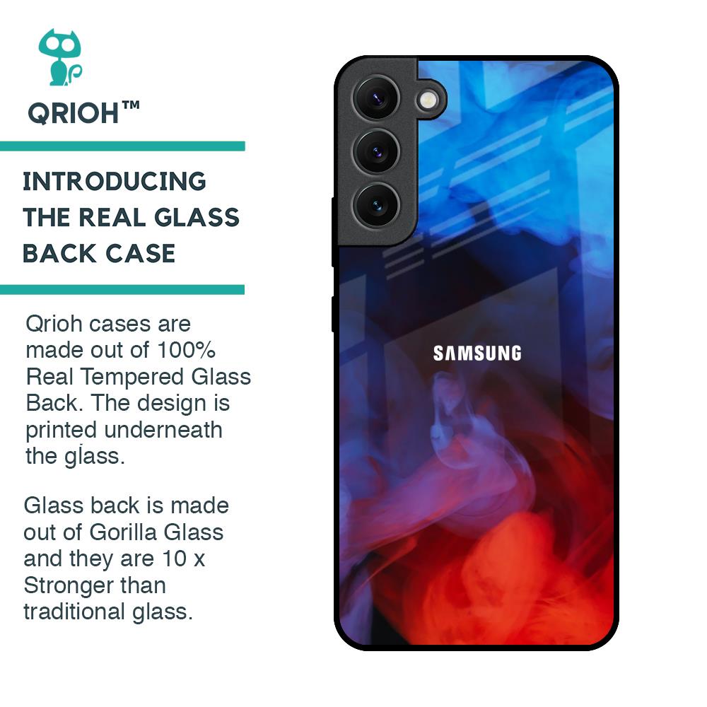 Dim Smoke Glass Case for Samsung Galaxy S22 Plus 5G