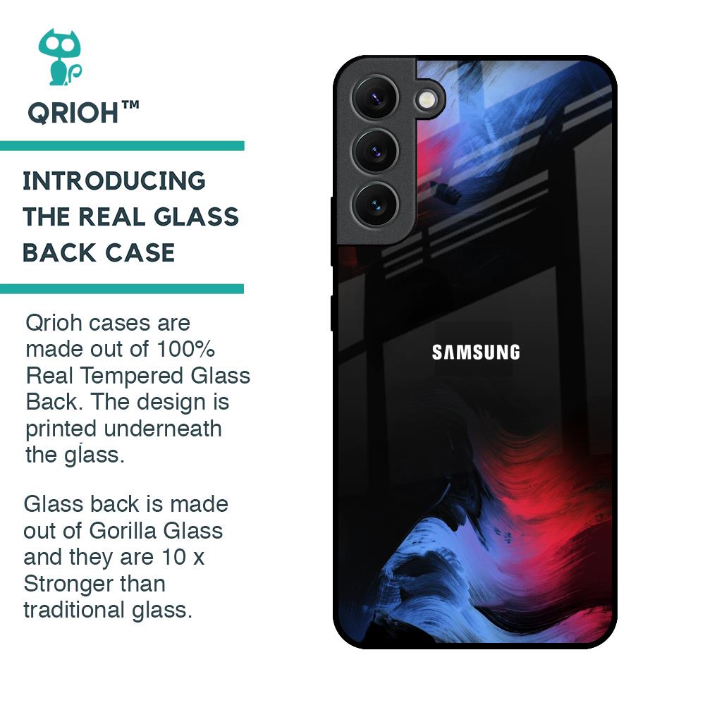Fine Art Wave Glass Case for Samsung Galaxy S22 Plus 5G