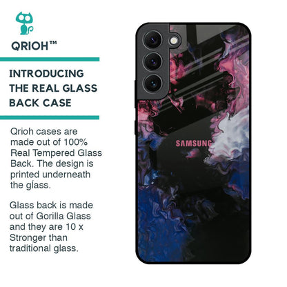 Smudge Brush Glass case for Samsung Galaxy S22 Plus 5G