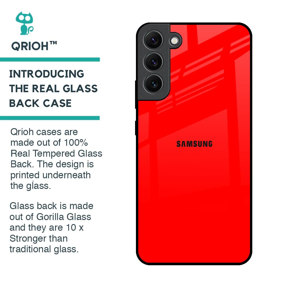 Blood Red Glass Case for Samsung Galaxy S22 Plus 5G