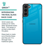 Blue Aqua Glass Case for Samsung Galaxy S22 Plus 5G