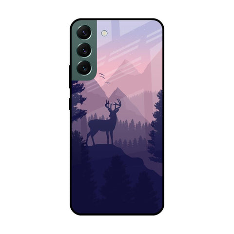 Deer In Night Samsung Galaxy S22 Plus 5G Glass Cases & Covers Online