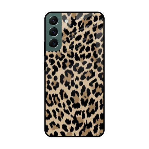Leopard Seamless Samsung Galaxy S22 Plus 5G Glass Cases & Covers Online