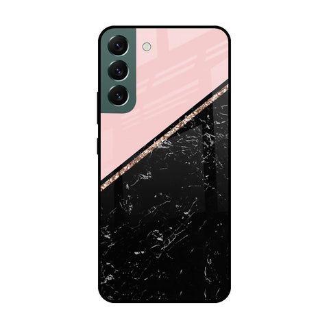 Marble Texture Pink Samsung Galaxy S22 Plus 5G Glass Cases & Covers Online